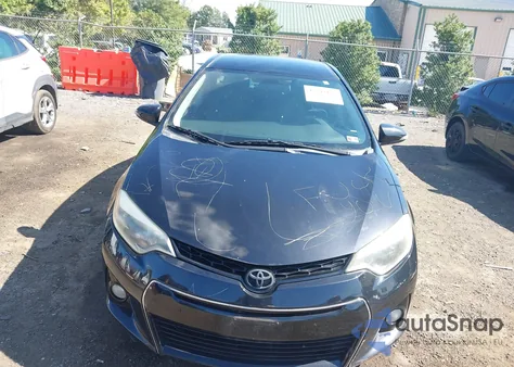 2015 Toyota Corolla S Plus z USA, uszkodzony, nr VIN 2T1BURHE9FC437074